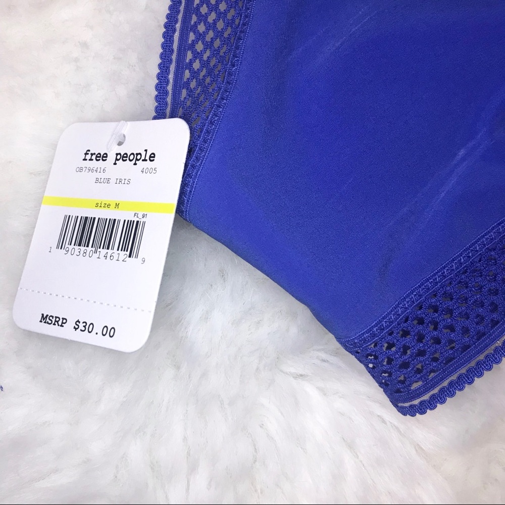 NWT• Free People Blue Iris Layla Bralette - Picture 5 of 8